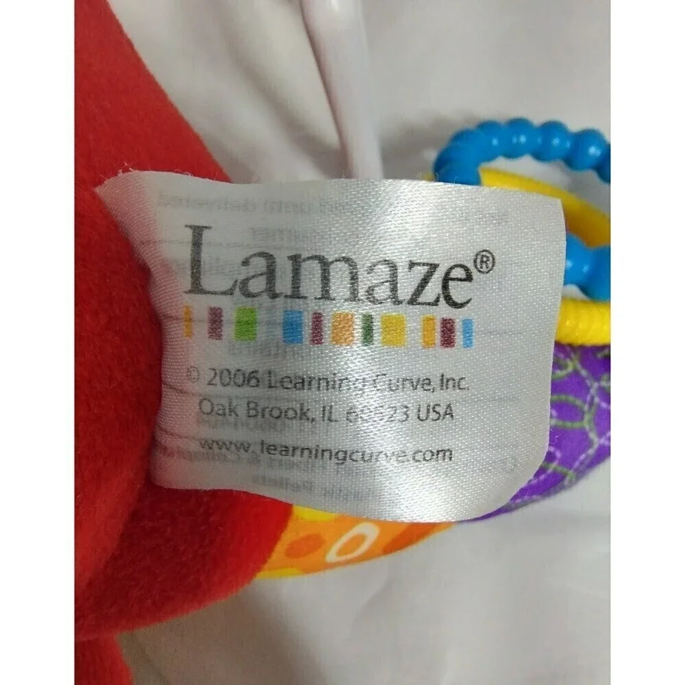 Lamaze 2006 Learning Curve Red Kangaroo &Joey Soother,Teether,Rattle Sensory Toy